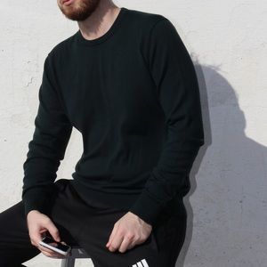 Dark green sweater